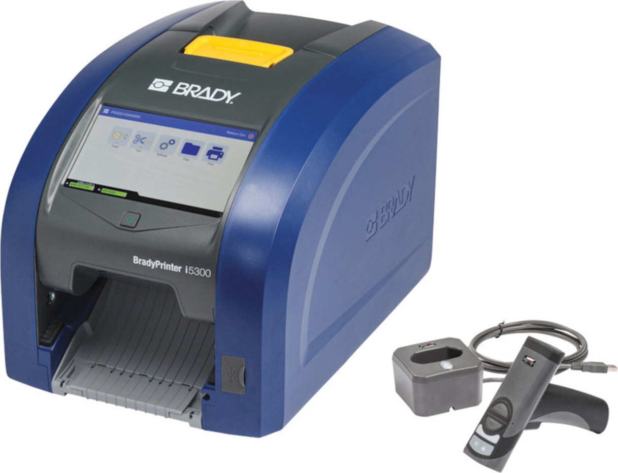 Brady Computer Software Brady 176705 Label Printer, with CR2700 Barcode Scanner & Software Kit ...