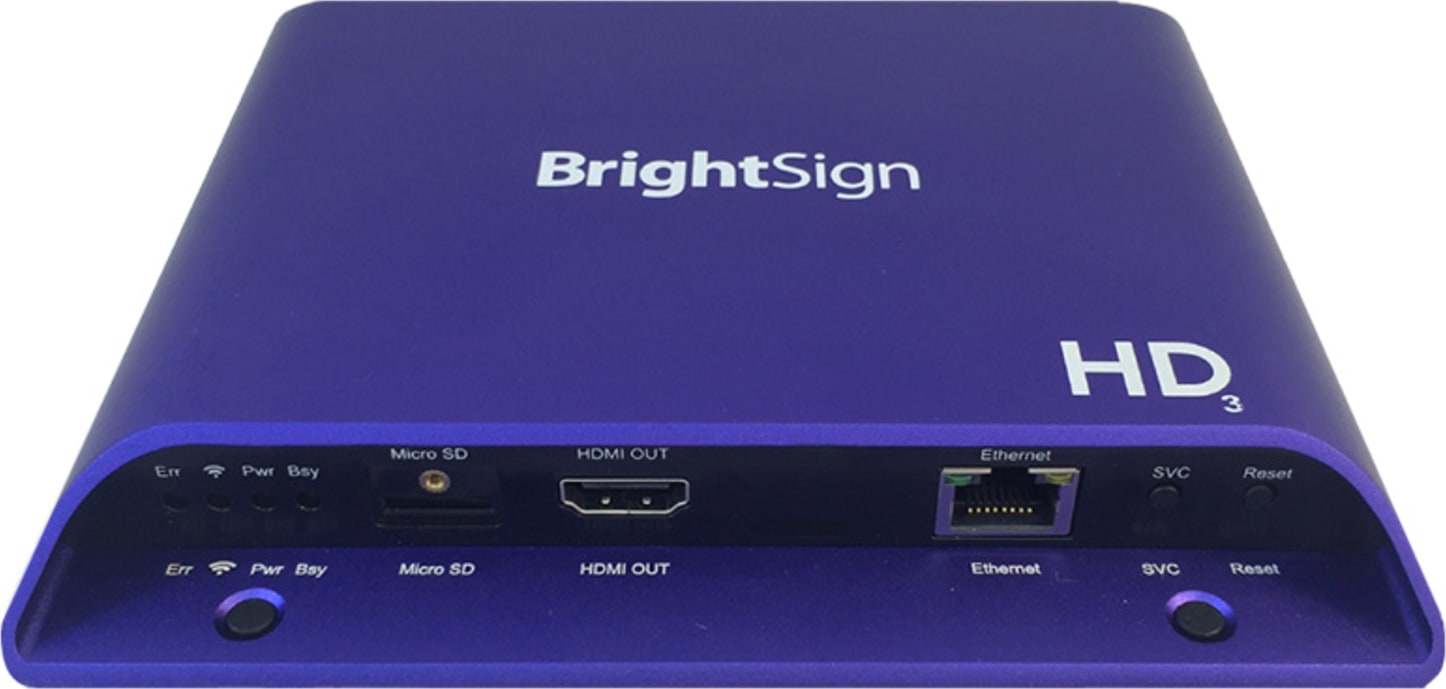 BrightSign HD223 Standard I/O Player | Touchboards BrightSign HD223 Standard I/O Player | Touchboards