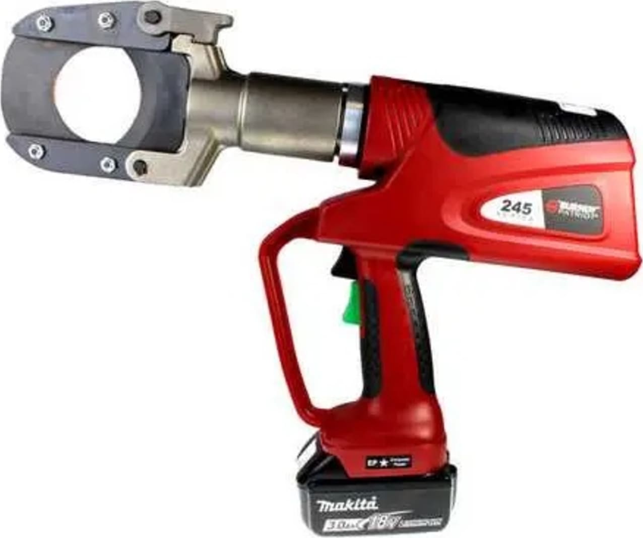 Burndy PATCUT245LI - PATRIOT 245 Latch-Head Cutter, (2) 3.0Ah Li-ion, 120V AC Charger, Hard Case