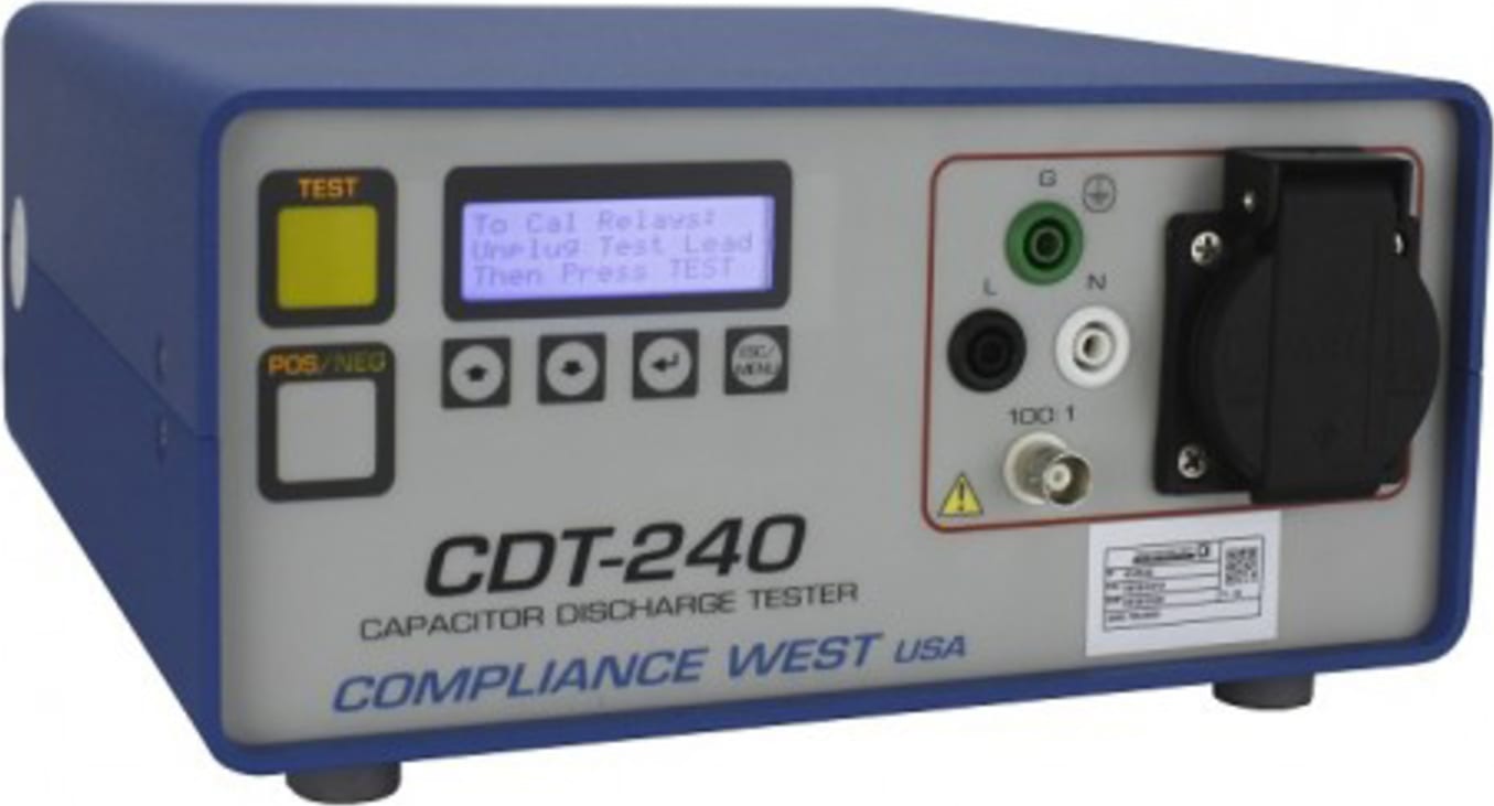 Compliance CDT-240 V2 8A - Capacitor Discharge Tester Angle View