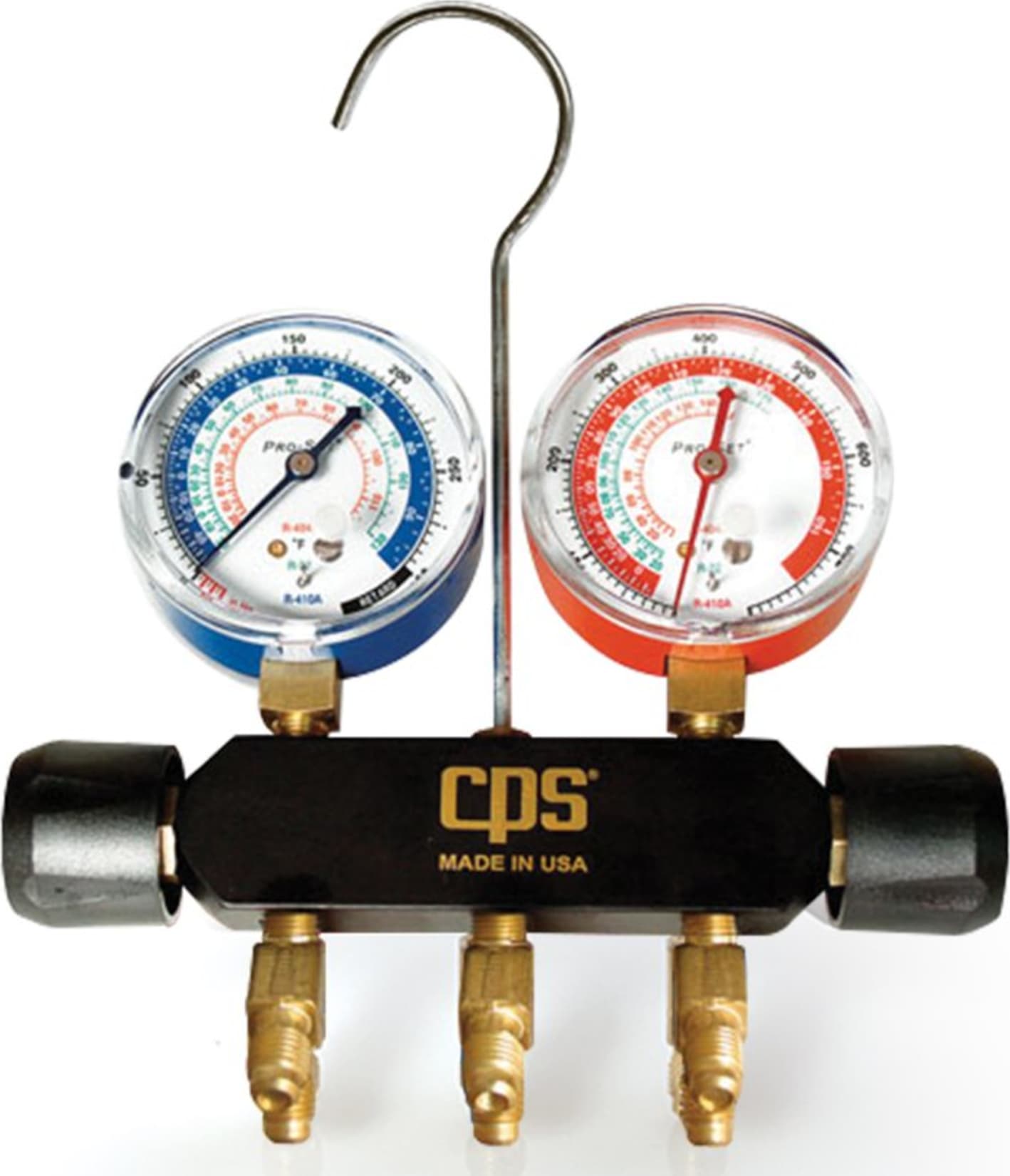 CPS MBC Pro-Set Triple Seal, 2 Valve Manifold - Black Body, without Hoses