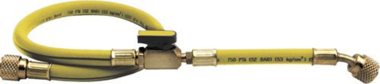 CPS Yellow 1/4 Inch In-line Ball Valve Hose