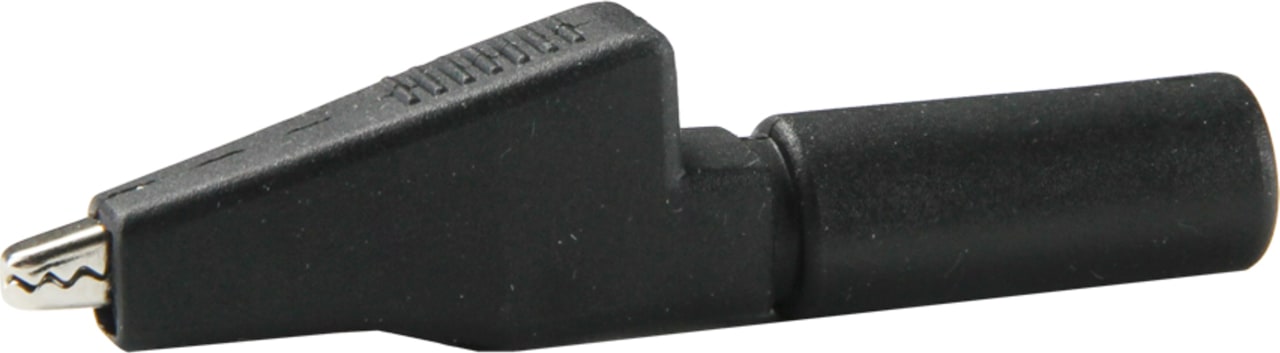Cal Test CT3942-0 Alligator Clip, 3900 Series, Black