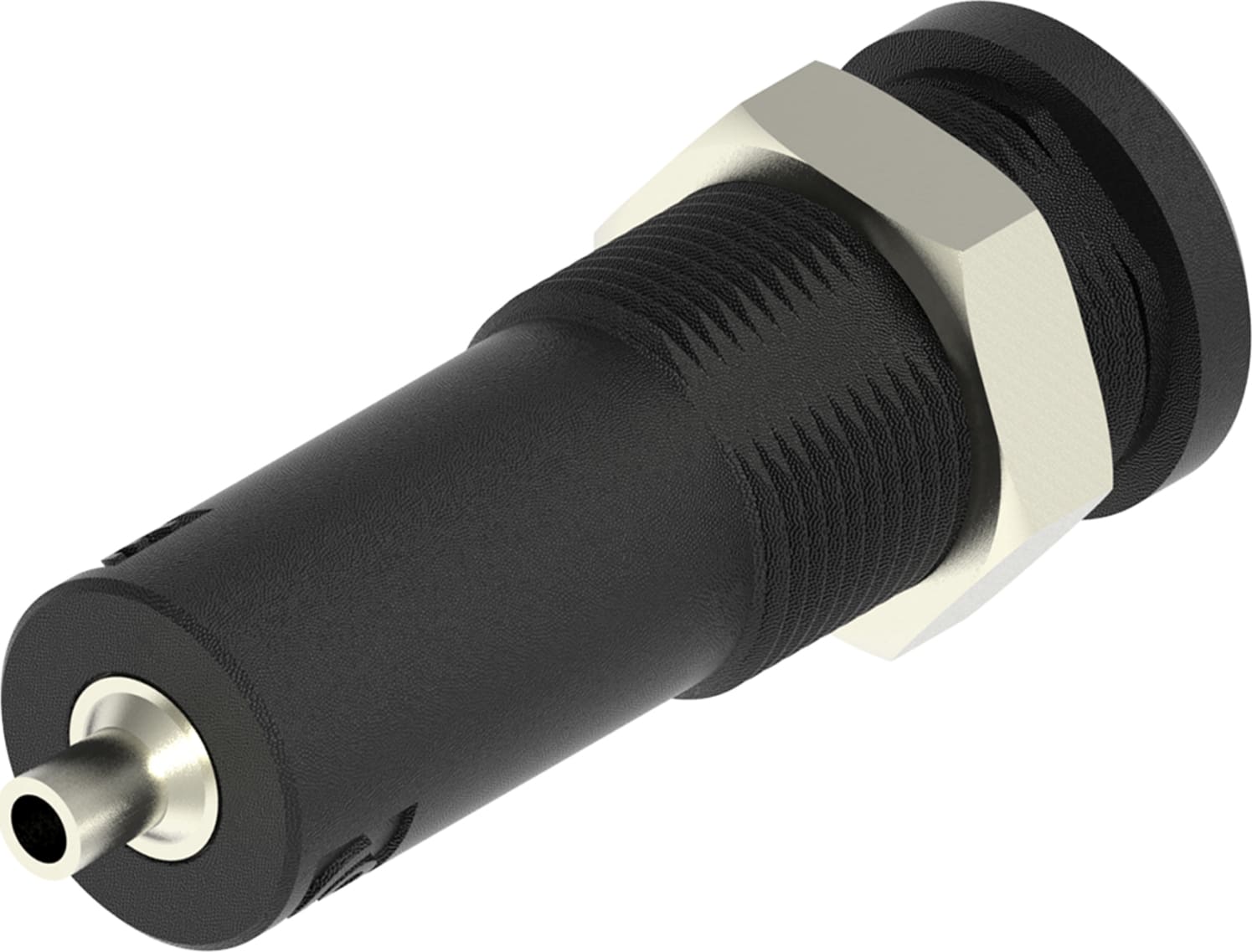 Cal Test Black CT4006  4mm Sheathed Banana Jack