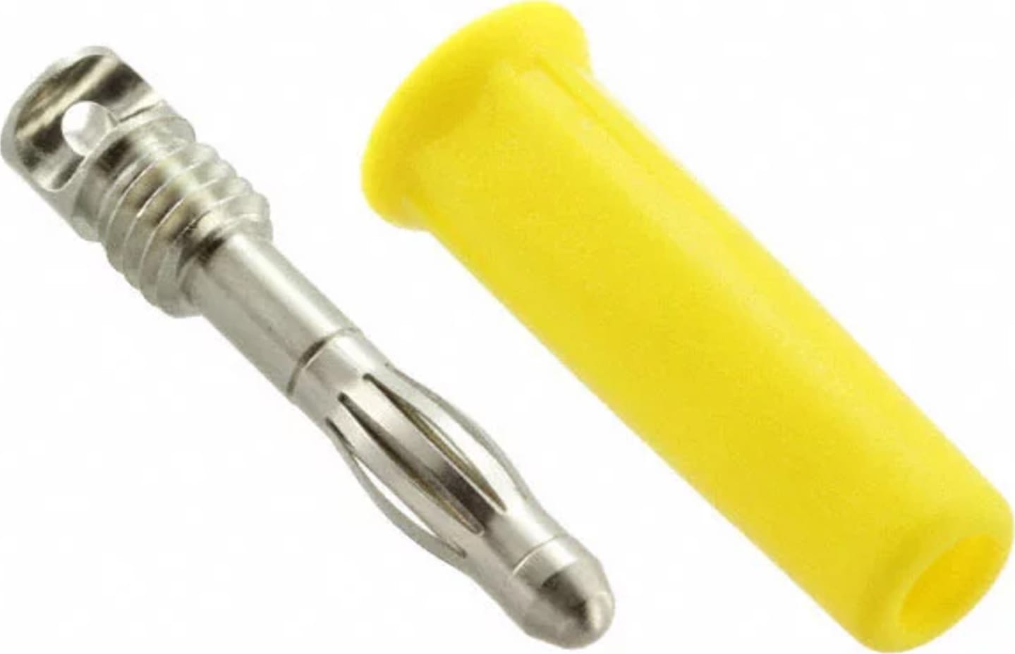 Cal Test CT2011-4 4mm Plug, DIY Screw, Yellow