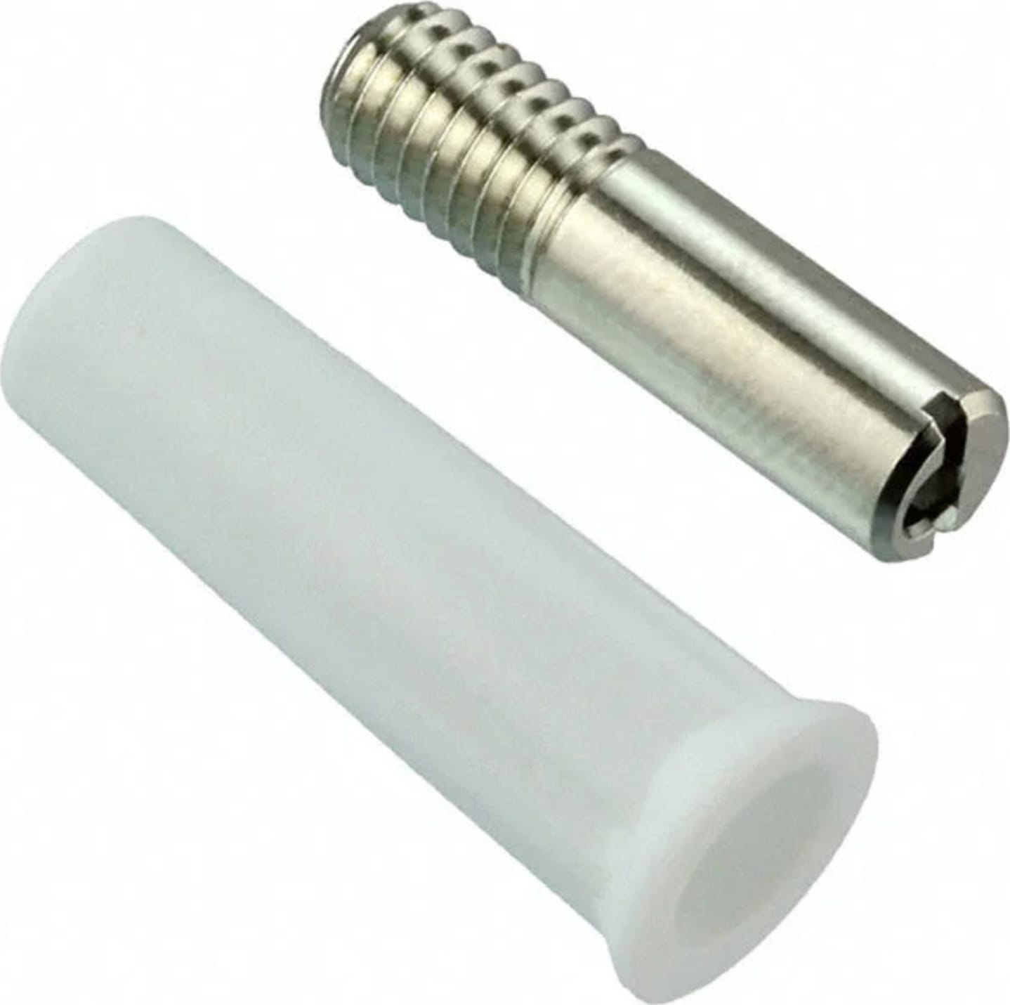 Cal Test CT2215-9 4mm Jack, DIY Screw - White