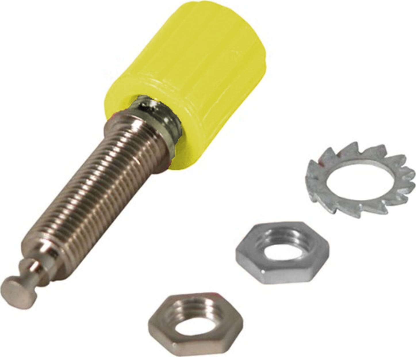 Cal Test CT2234-4 4mm Binding Post, UnIns - Yellow