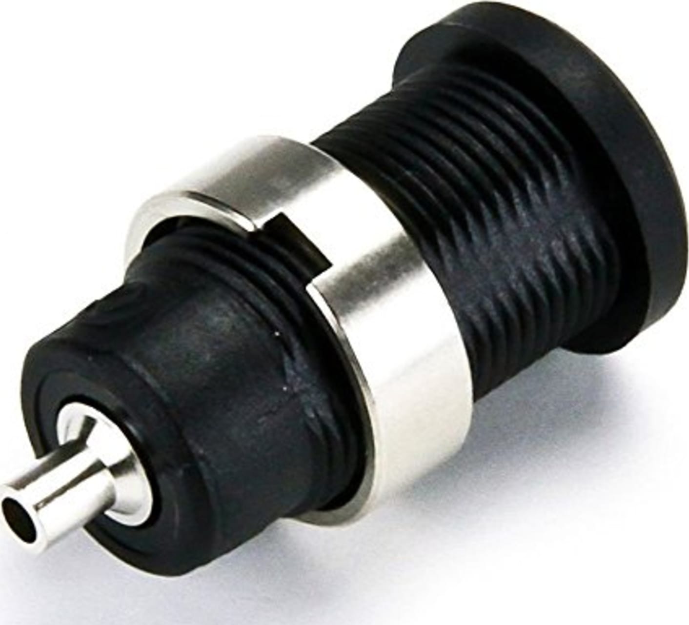 Cal Test CT2240-0 4mm Safety Jack, Solder Hole - Panel, Black