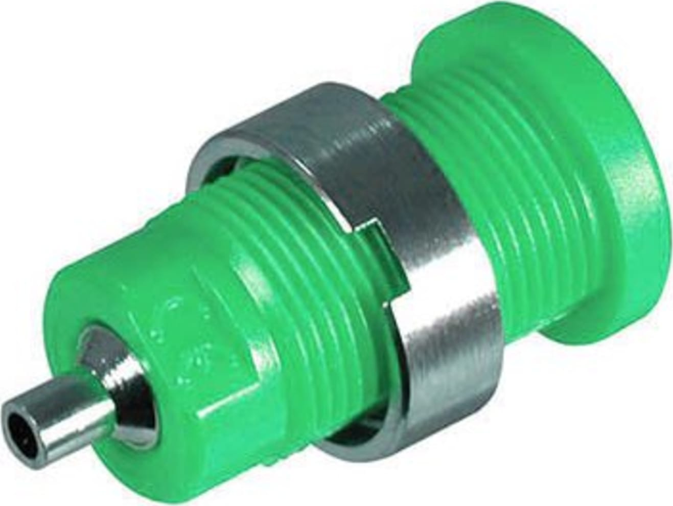 Cal Test CT2240-5 4mm Safety Jack, Solder Hole - Panel, Green