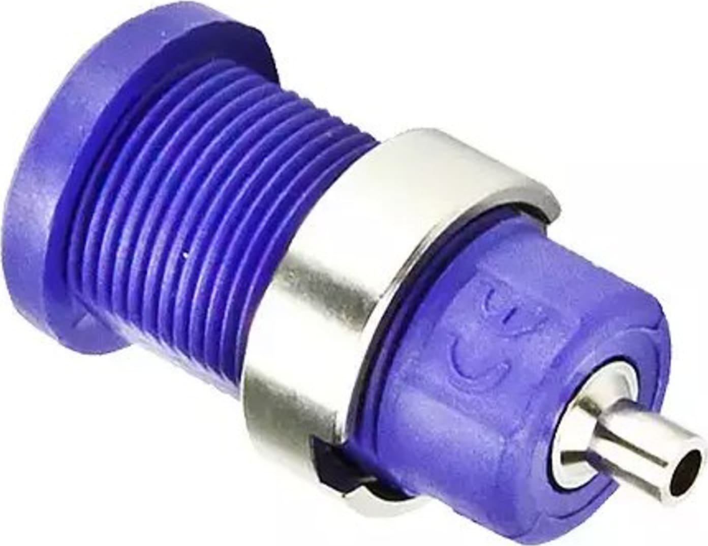 Cal Test CT2240-7 4mm Safety Jack, Solder Hole - Panel, Violet