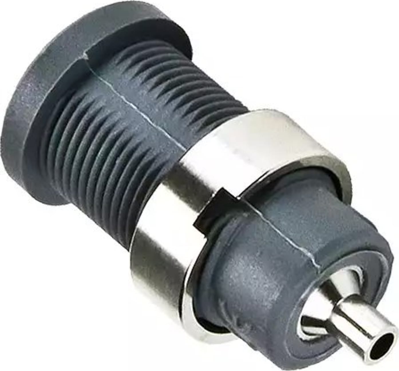 Cal Test CT2240-8 4mm Safety Jack, Solder Hole - Panel, Grey