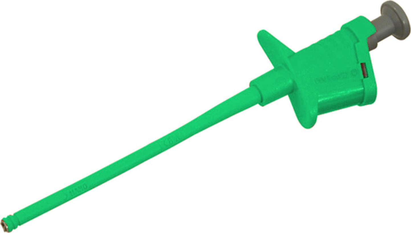Cal Test CT2399-5 Flexible Pincer Clip - Green