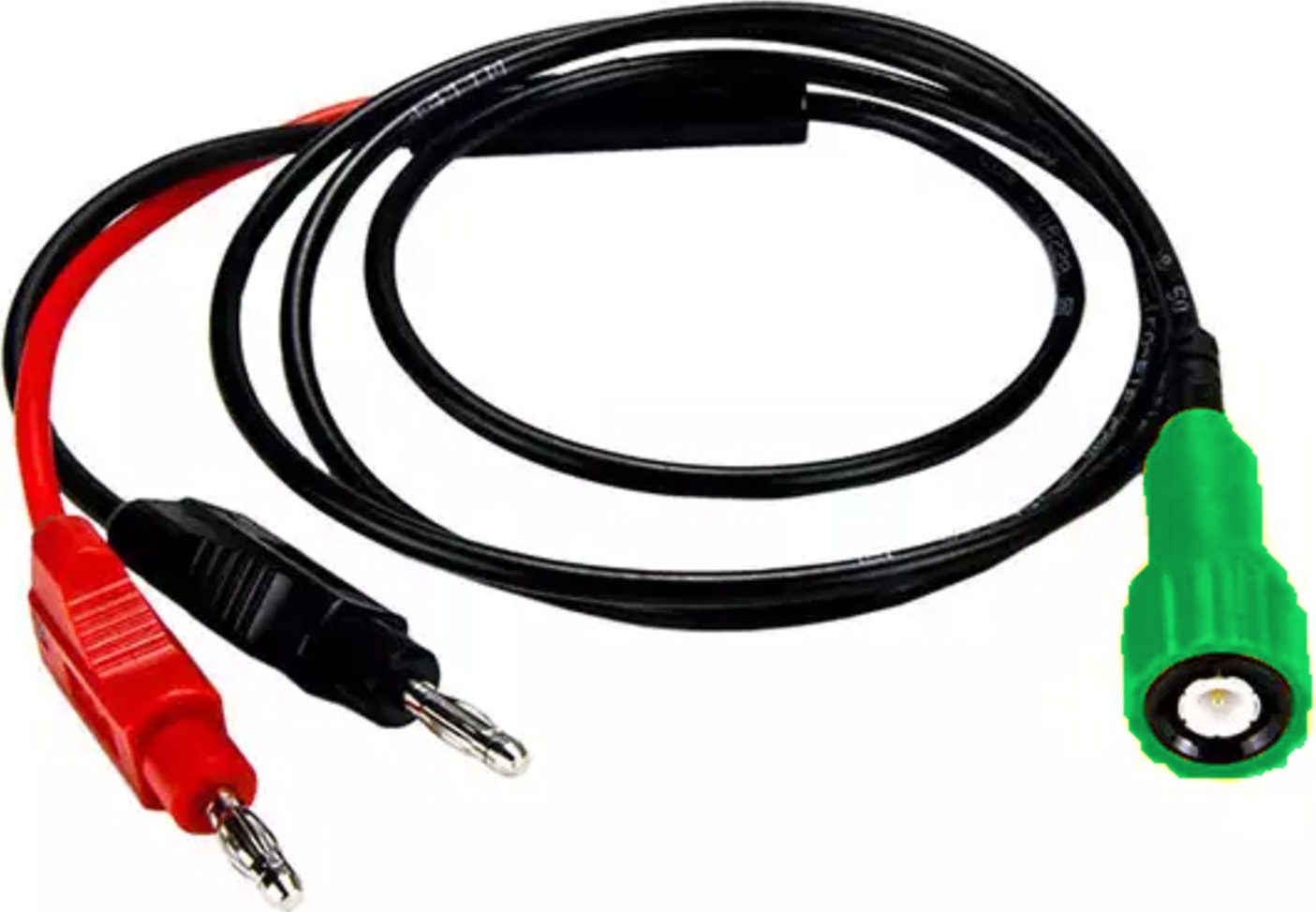 Cal Test CT2423-100-5 Ins BNC(m) Cable, Std P - 50ohm, 100cm, Green