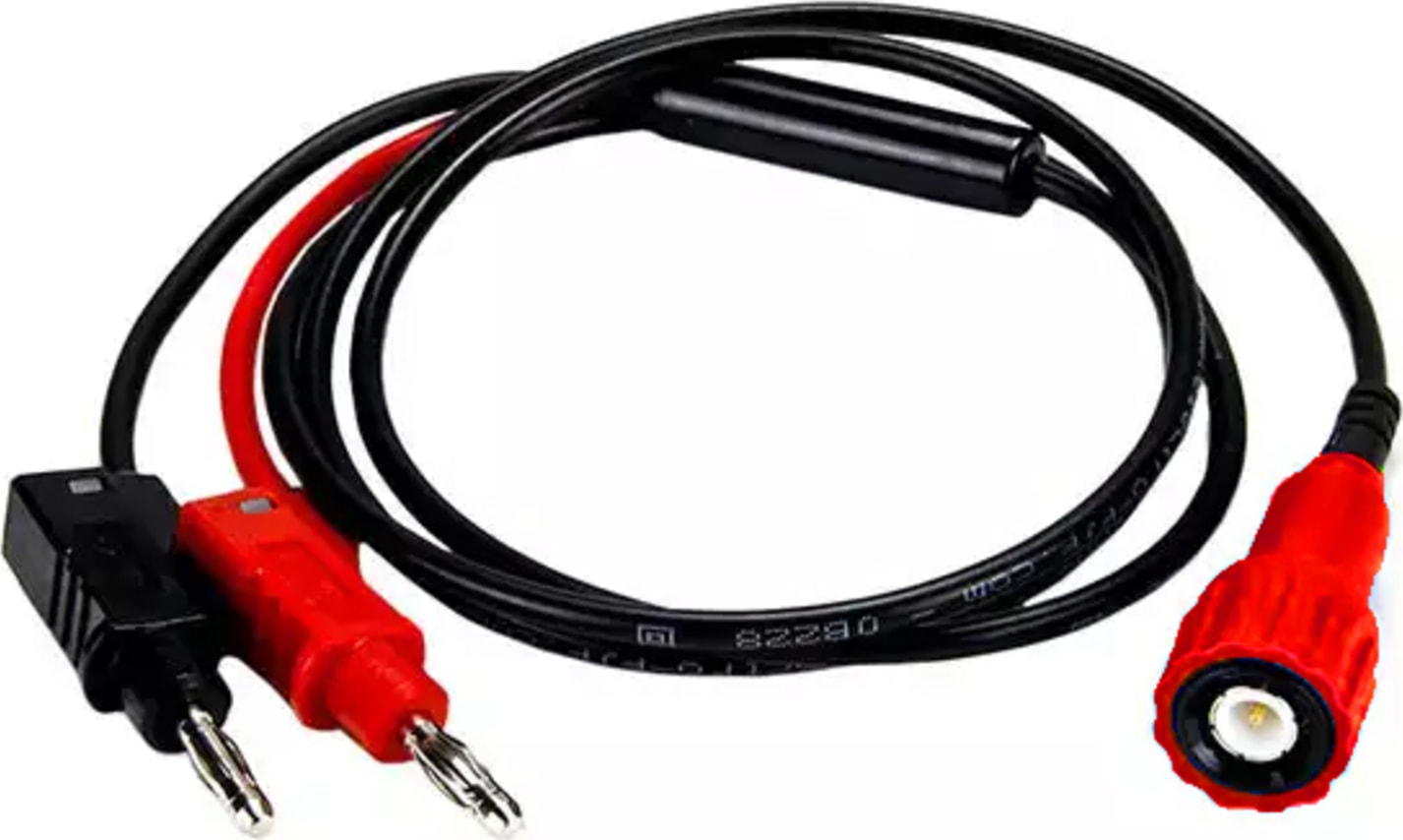 Cal Test CT2435-100-2 Ins BNC(m) Cable, Stk P - 50ohm, 100cm, Red