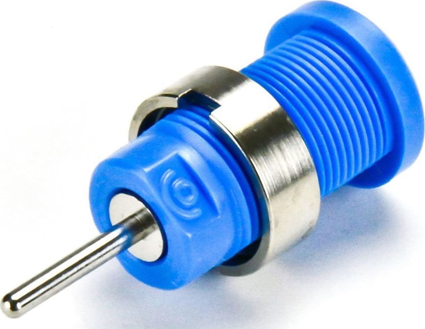 Cal Test CT2904-6 4mm Safety Jack, Short Pin - Panel, Blue