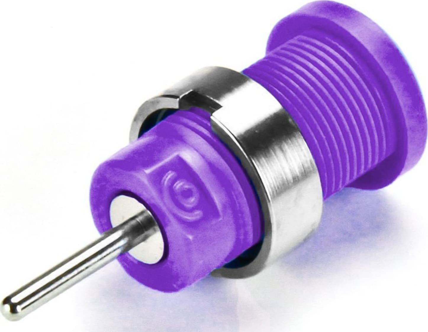 Cal Test CT2904-7 4mm Safety Jack, Short Pin - Panel, Violet