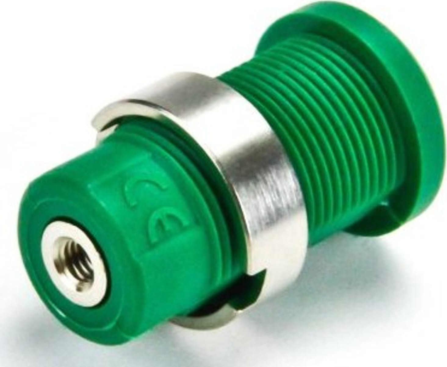 Cal Test CT2908-5 4mm Safety Jack, M3 Socket - Panel, Green