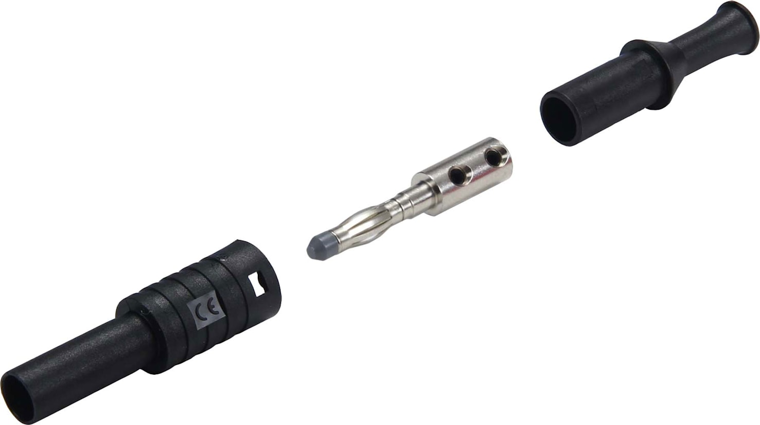 Cal Test CT2989-S-0 Banana Plugs 4mm Sheath, In-Line