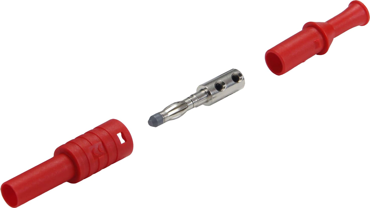 Cal Test CT2989-S-2 Banana Plugs 4mm Sheath, In-Line