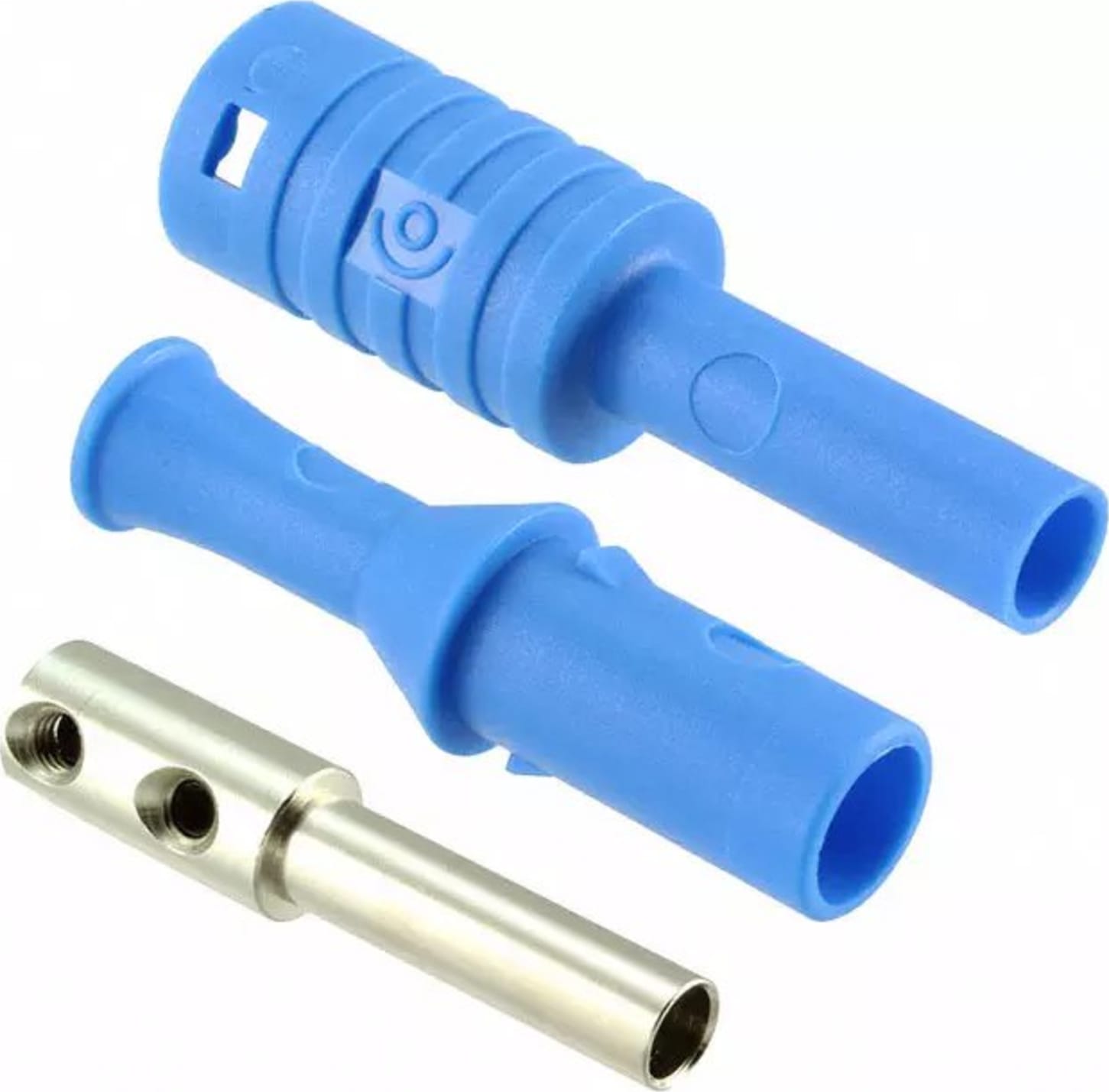 Cal Test CT3134-6 DIY 4mm Shth Jack, Solderless - Blue