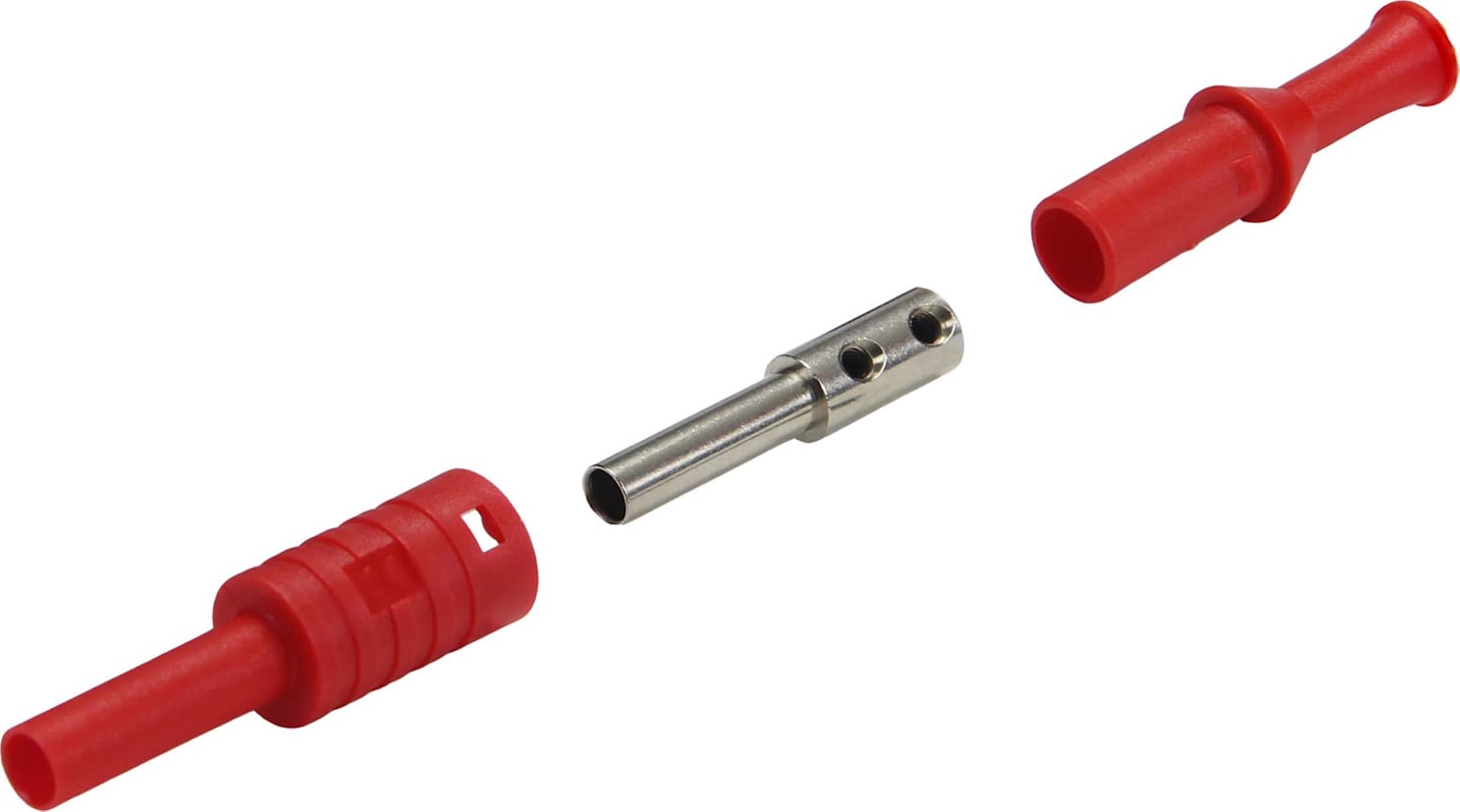 Cal Test CT3134-S-4 Individual, 4 mm Fully Insulated Banana Jack, DIY Fixed Sheath