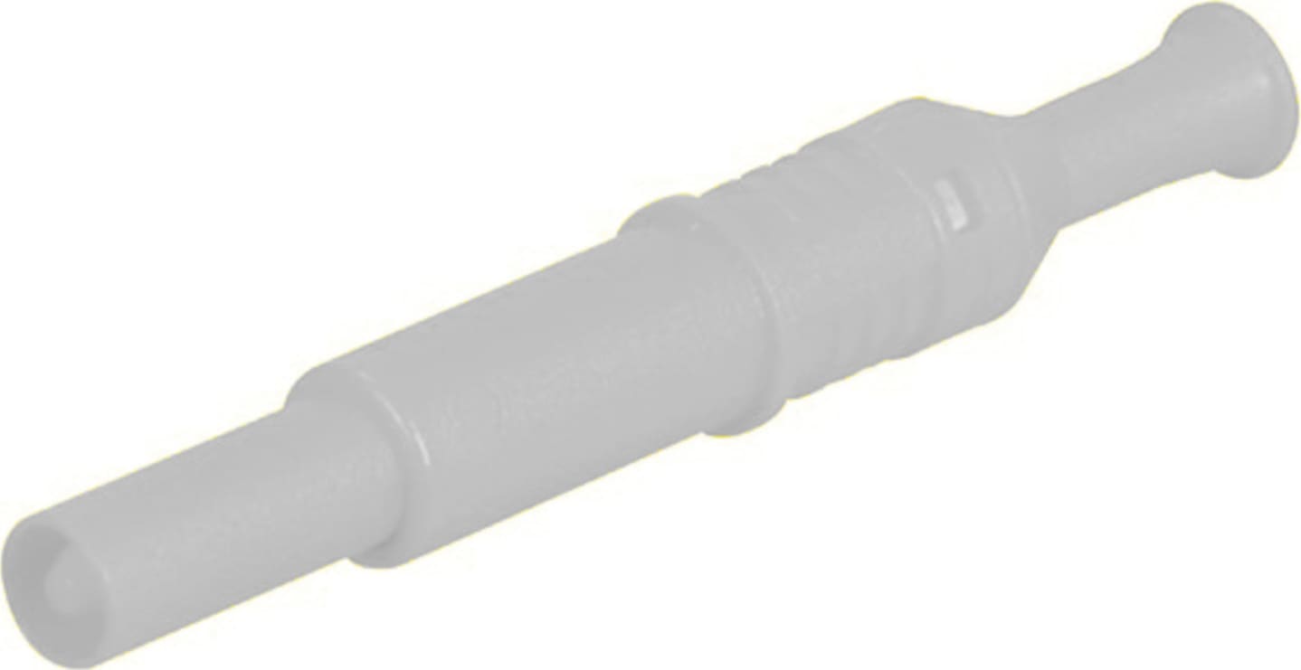 Cal Test CT3201-9 DIY 4mm Retr Shth Plug, Solderless - White