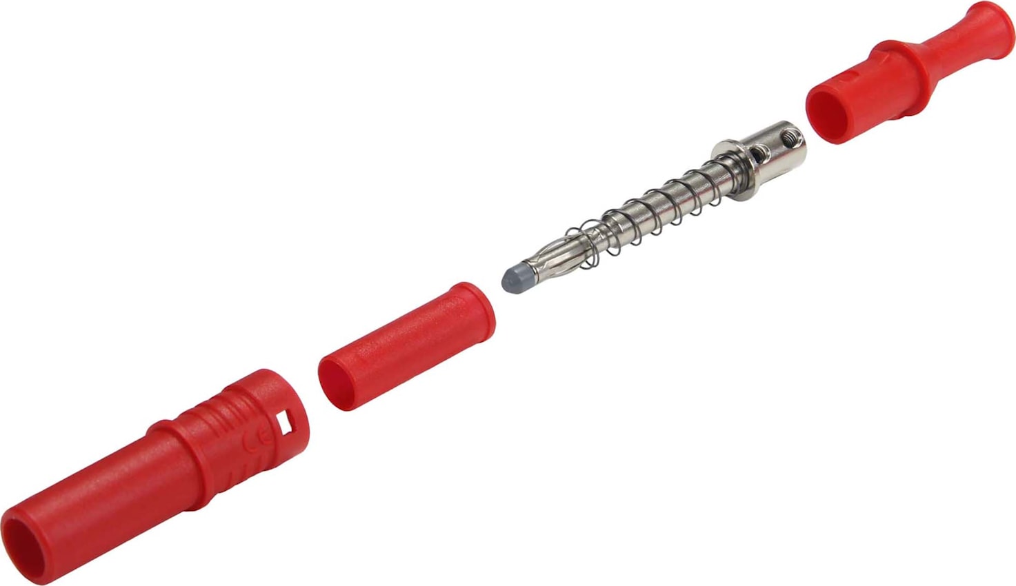 Cal Test CT3201-S-2 Banana Plugs 4mm Retractable Sleeve