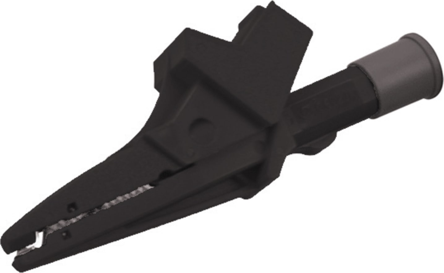 Cal Test CT3438-0 Insulated Alligator, Large - 8-32Thd And IP2X, Black