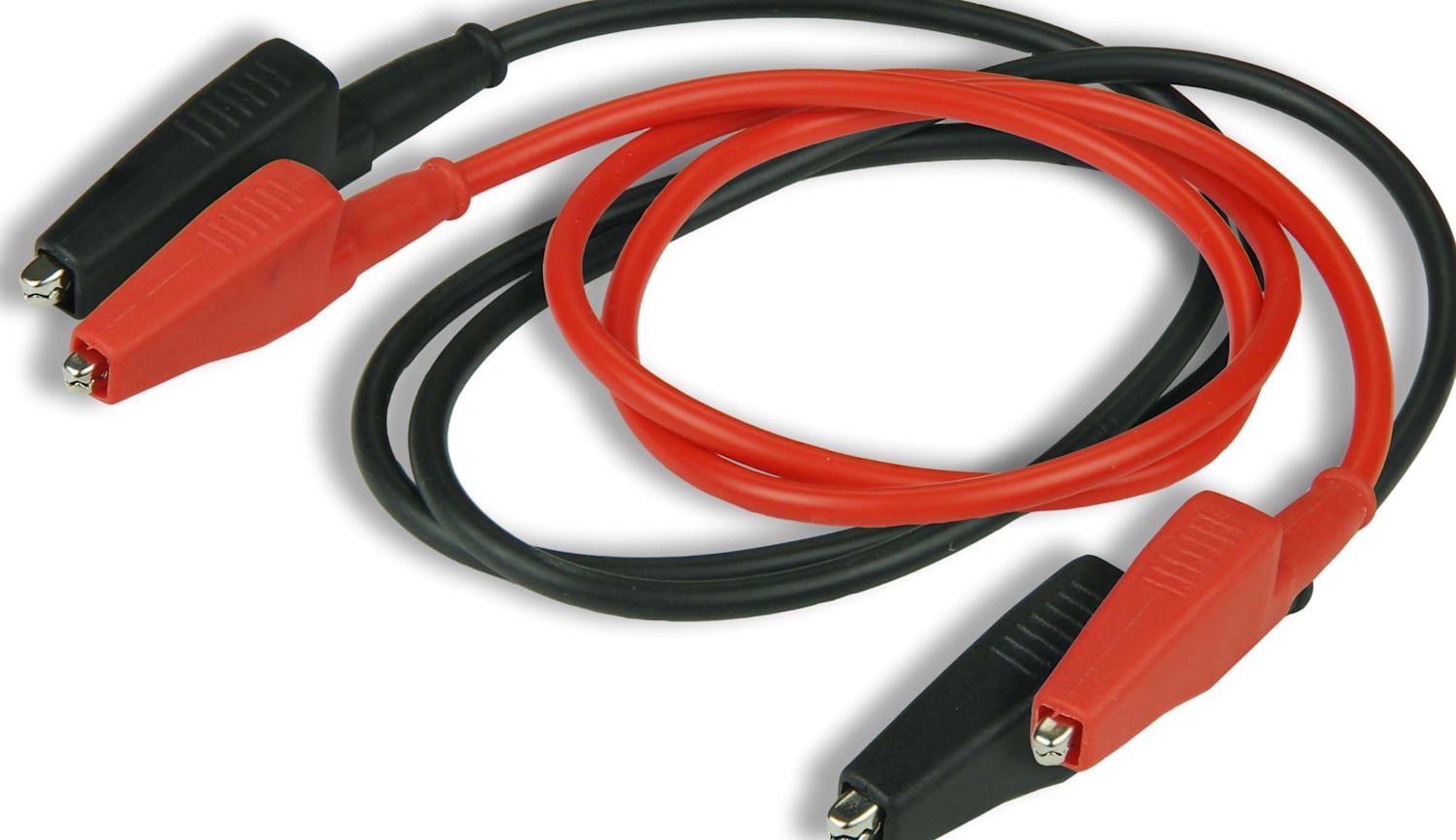 Cal Test CT3810 Lead, Med. Allig Clips - SILIC 0.82, B/R Pair