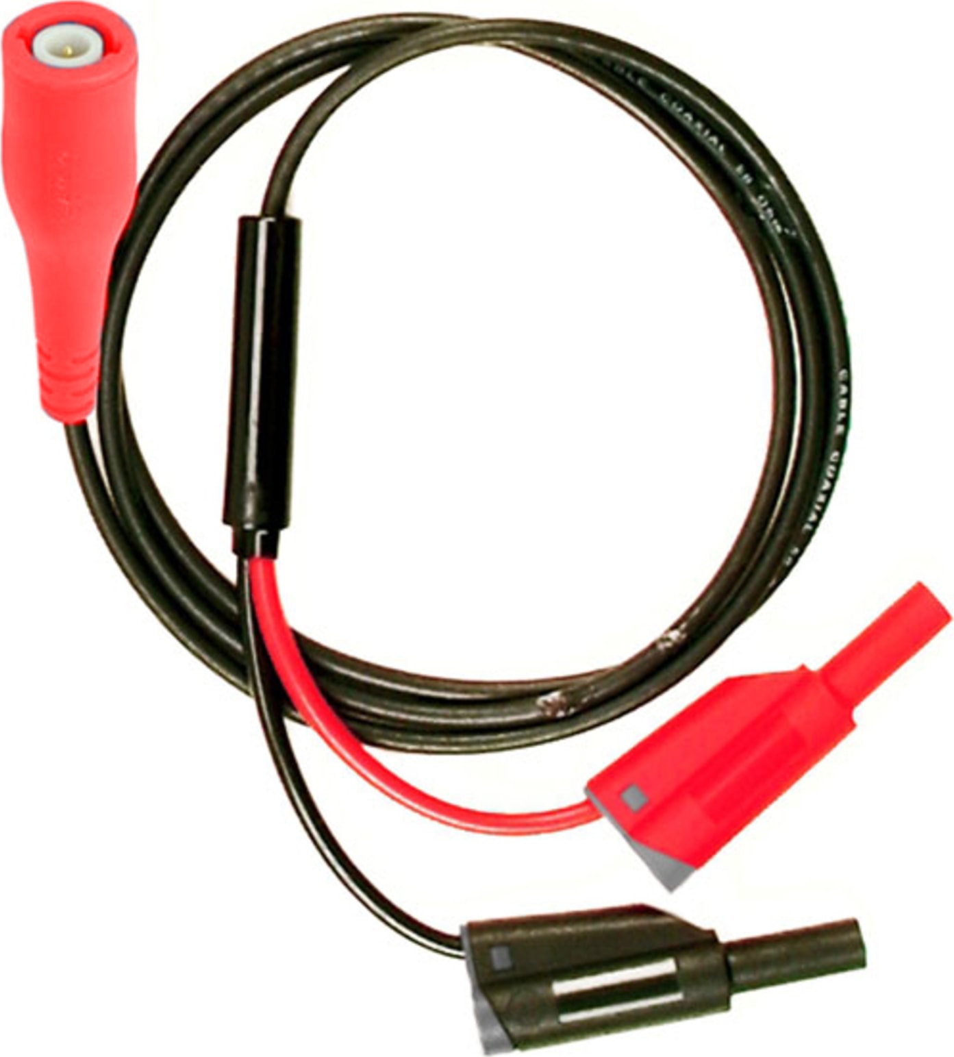 Cal Test CT3874-100-2 Ins BNC(m) Cable to StkShth P - 50ohm, 100cm, Red