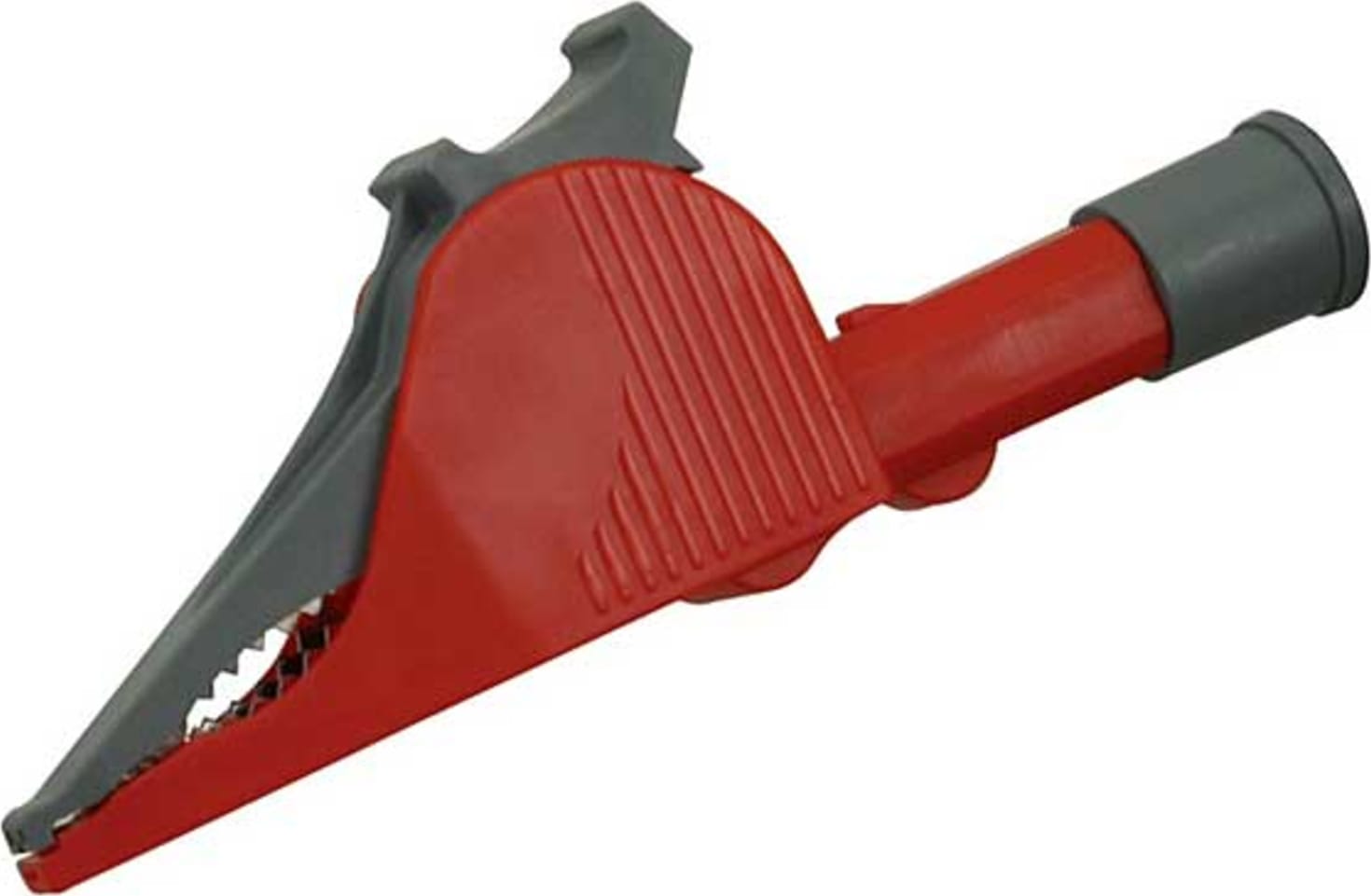 Caltest CT3251-2 Insulated Alligator Clip, Ex-Large (Elephant Clip), Red (10 Pack)
