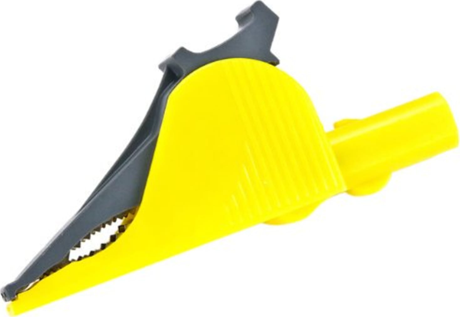 Caltest CT3251-4 Insulated Alligator Clip, Ex-Large (Elephant Clip), Yellow (10 Pack)