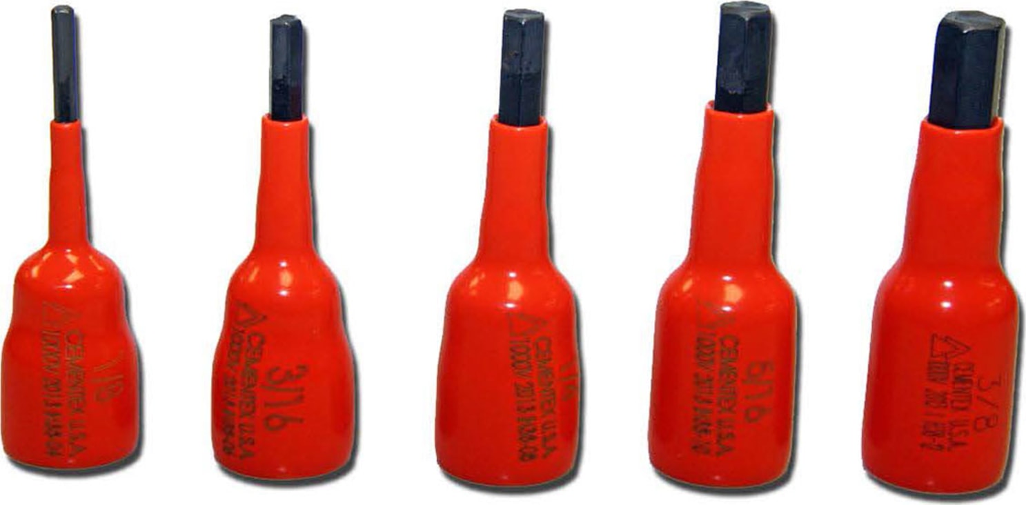 Cementex IHBS38 Series 3/8" Square Drive Hex Bit Socket Sets