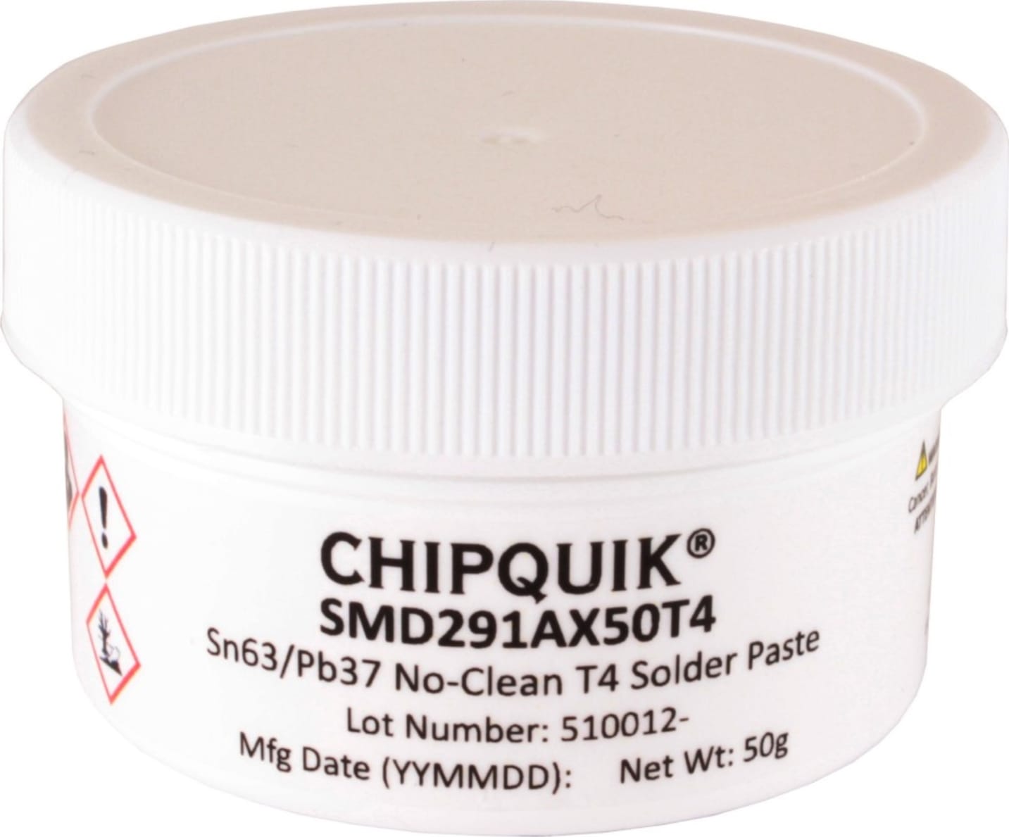Chip Quik SMD291AX50T4 - Solder Paste in jar 50g