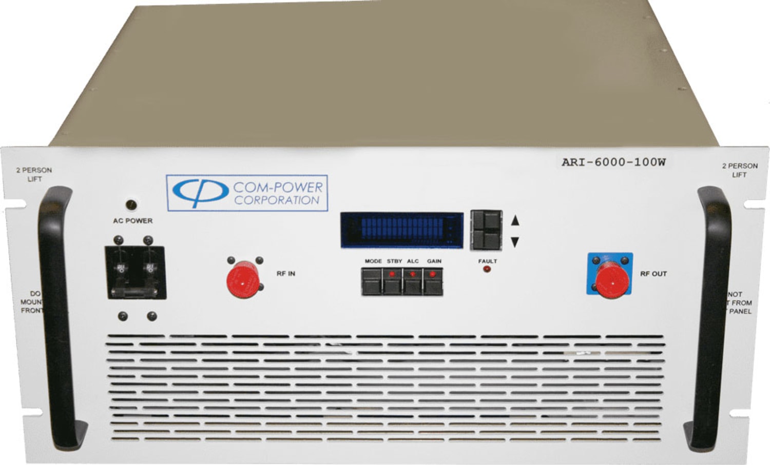Com-Power ARI-6000-100W Power Amplifier, 700 MHz - 6 GHz, 100W