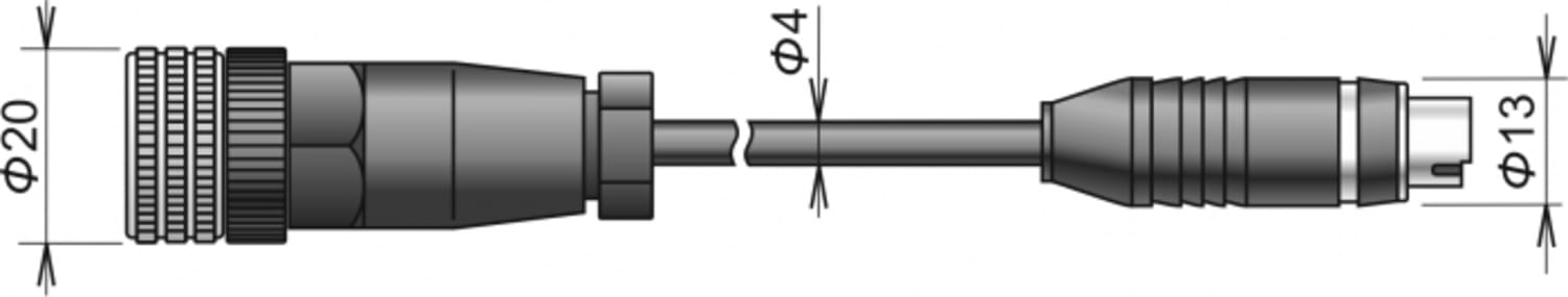 Extension Cable Dimensional Draft
