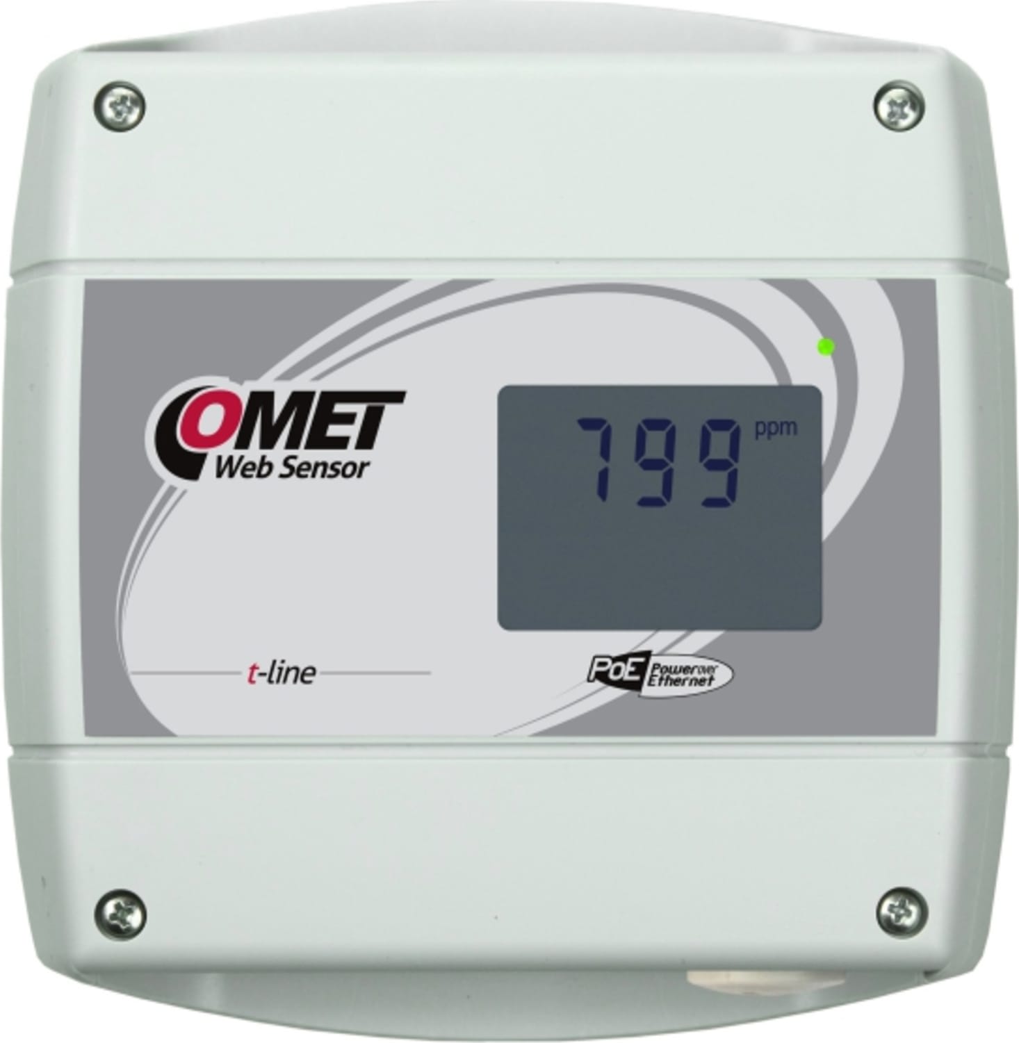 Comet T5640 - Web Sensor with PoE, Built-in CO2 Sensor