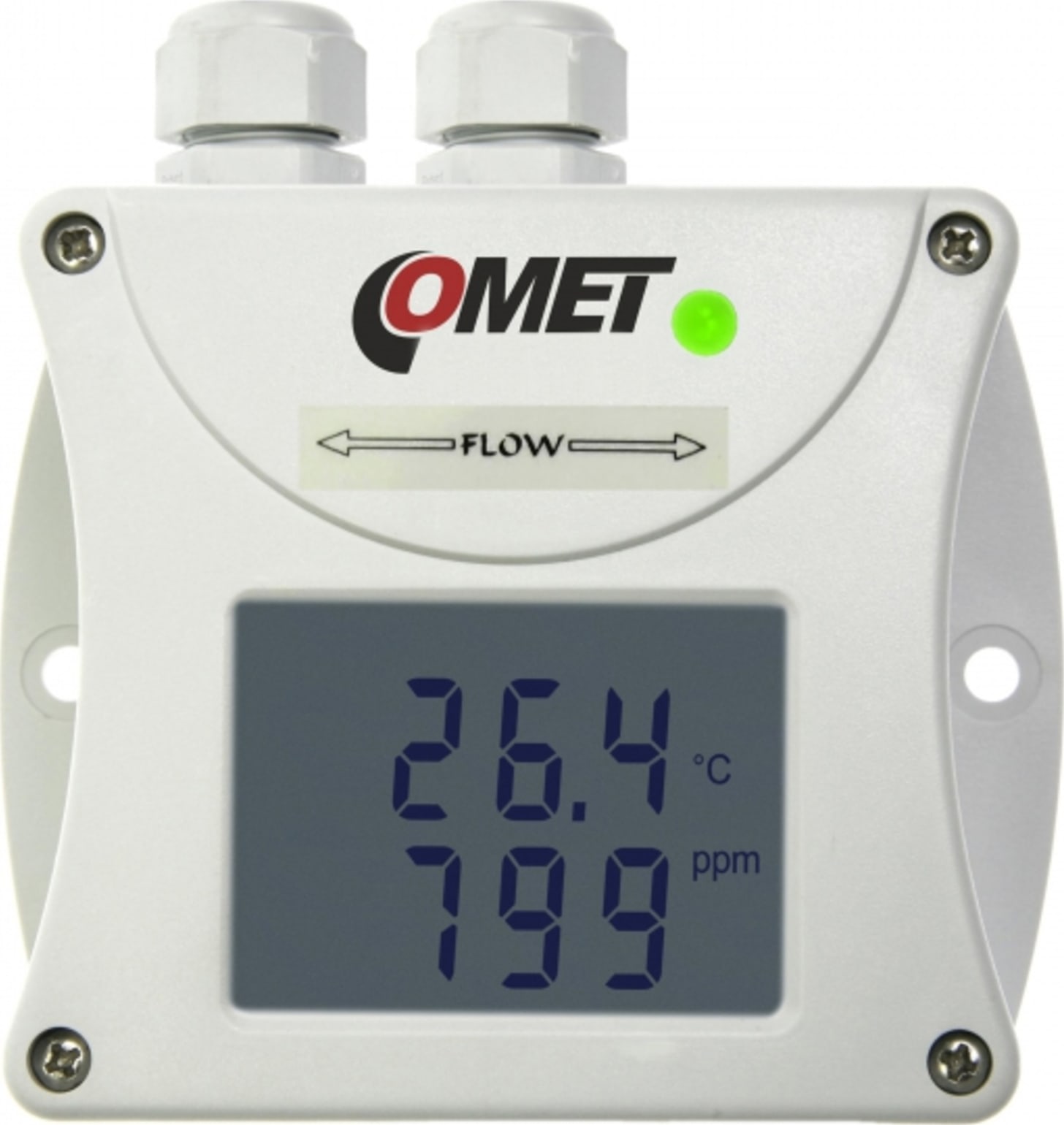 Comet T6445 - CO2 Concentration Thermometer Hygrometer with RS485 Interface, Duct Mount