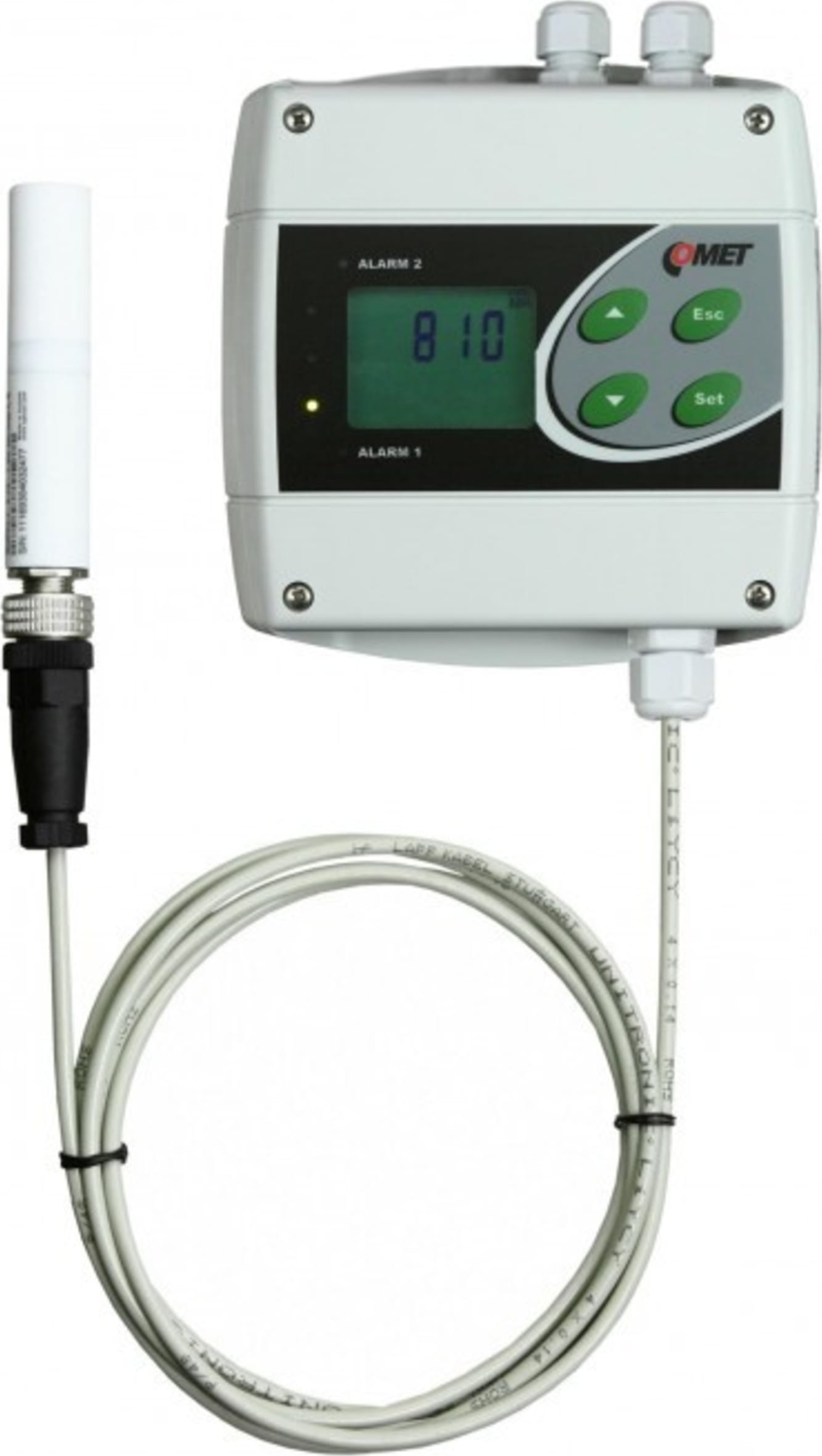 Comet H5521 Remote CO2 Concentration with Ethernet Interface and Two Relays