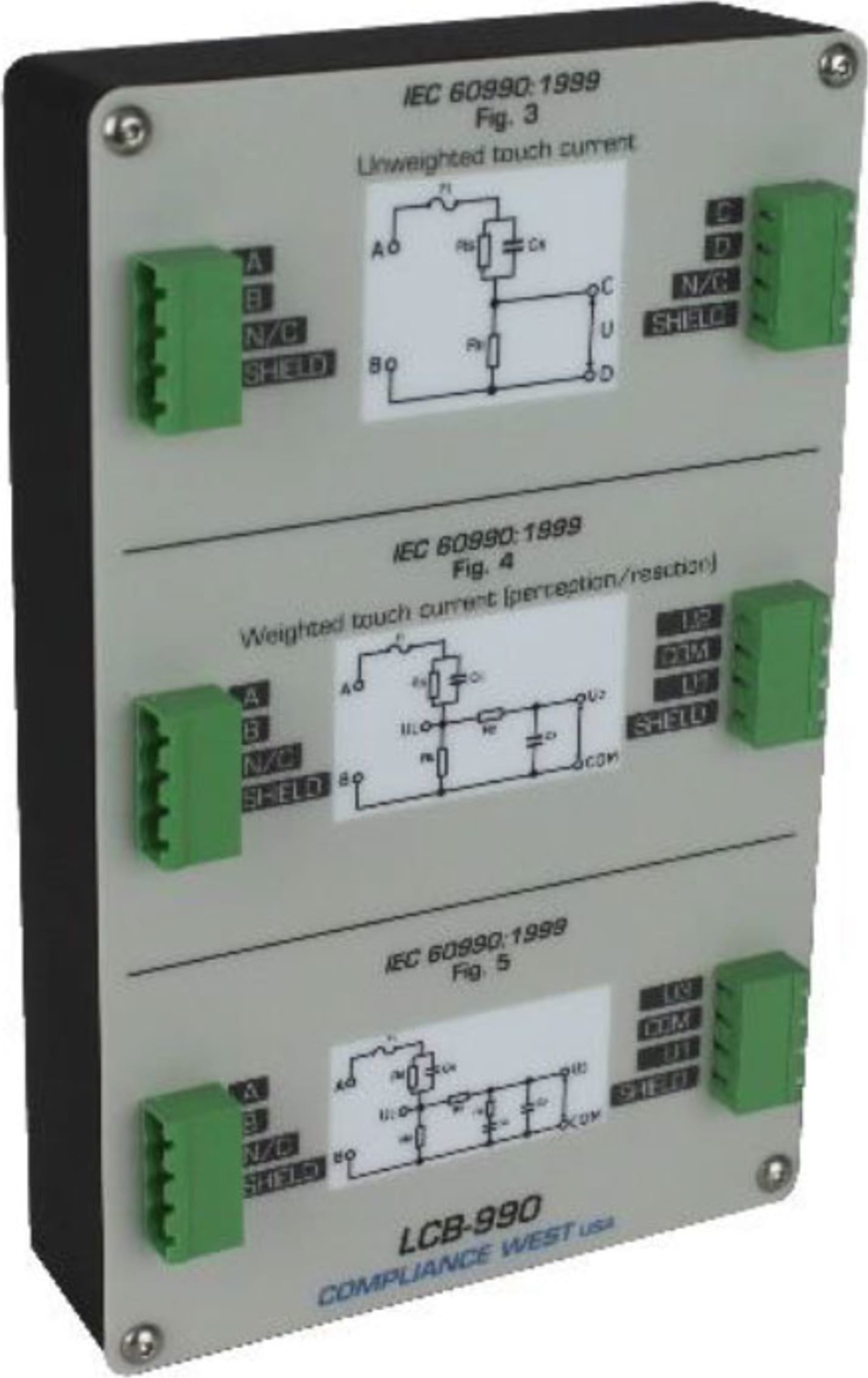 Compliance West LCB-1010-A Leakage Current Box Config 1010-A