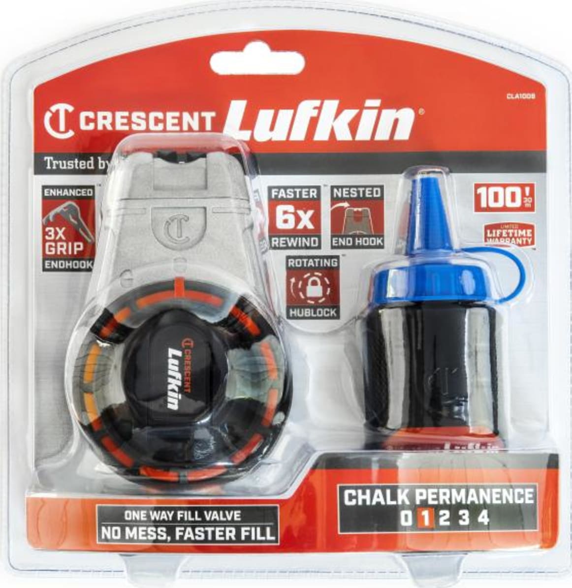 Crescent Lufkin CLA100B - Chalk and Reel, Blue Chalk, Professional ...