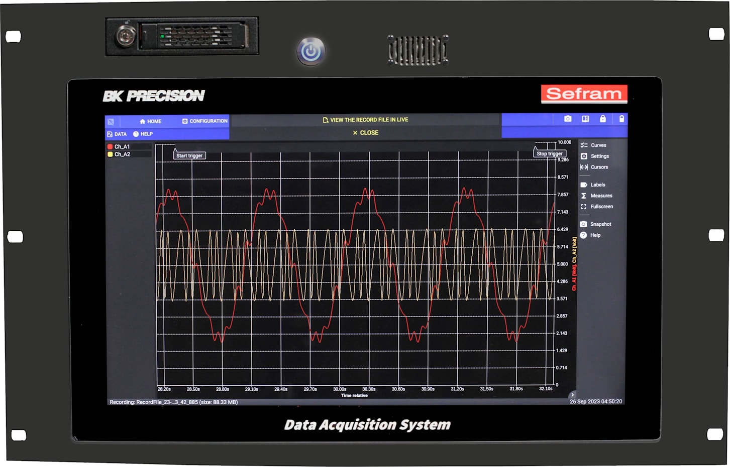BK DAS1800-R - High-Speed Data Acquisition System (Rackmount Version ...