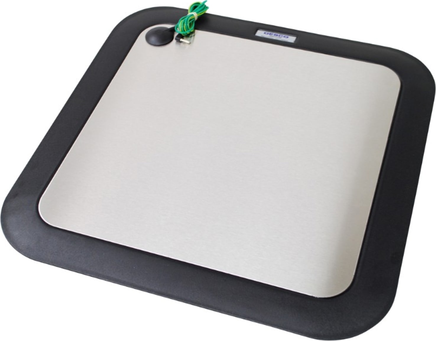 DESCO 98273 - Stainless Steel Foot Plate with Molded Base