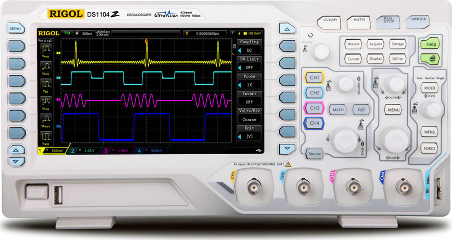 Rigol DS1104Z Plus-B 100 MHz Digital Oscilloscope