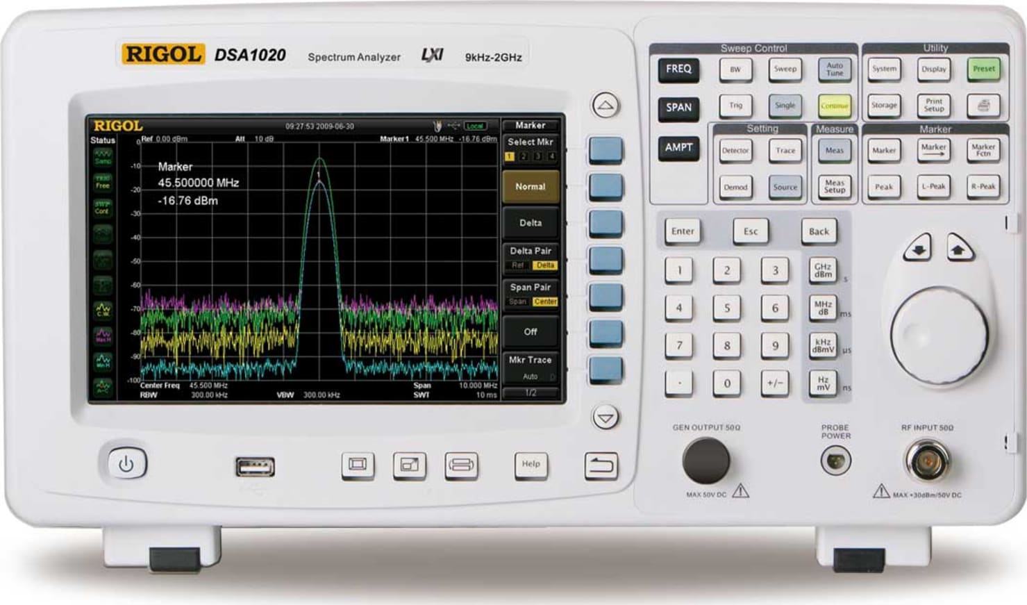 Rigol DSA1020 Spectrum Analyzer