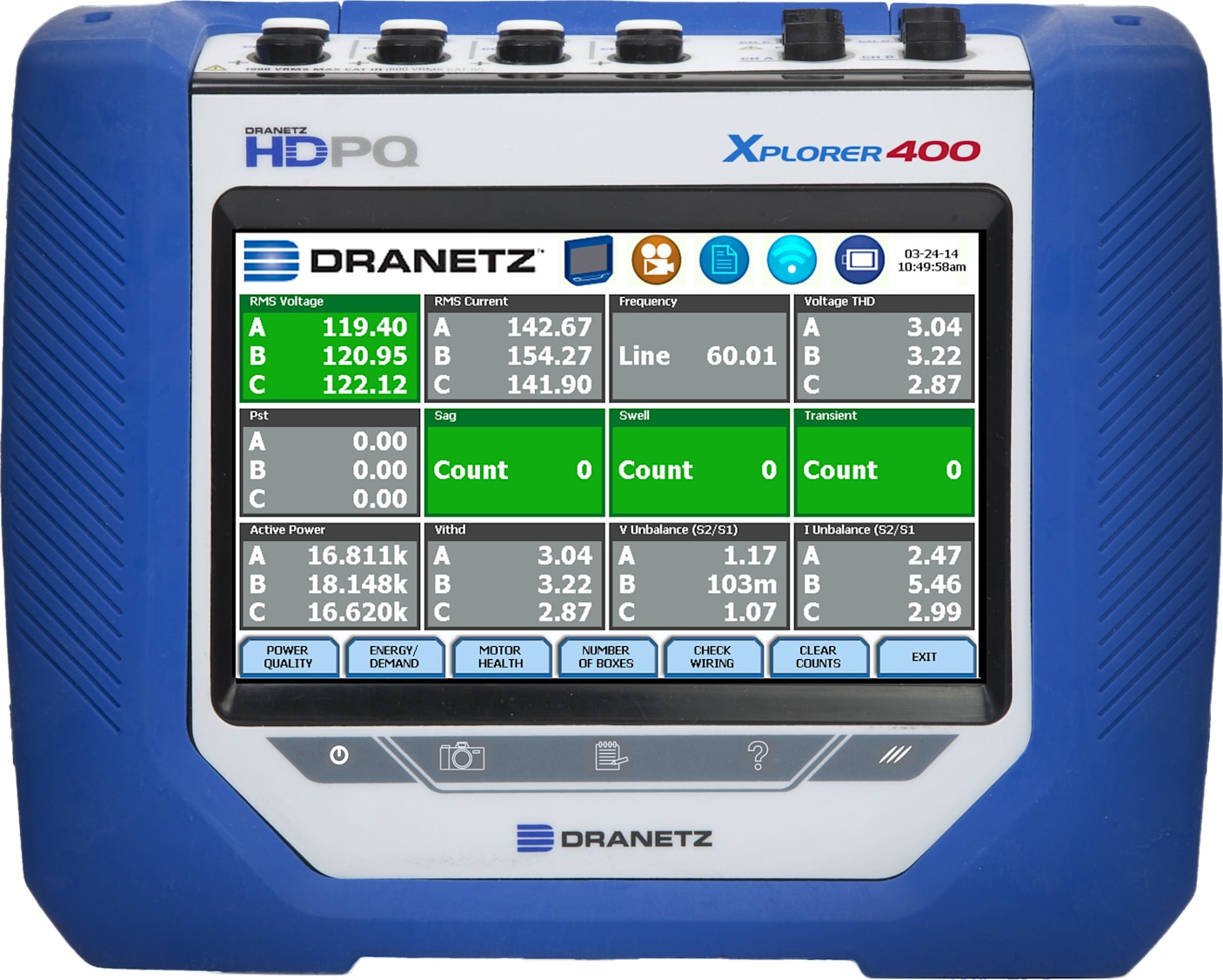 Dranetz HDPQ Xplorer-400