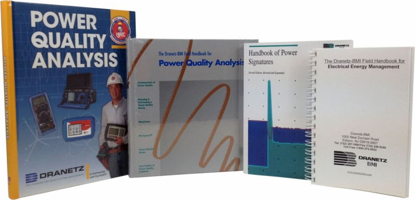Dranetz HANDBOOKSET Power Quality and Management Workbook Set (4 books)