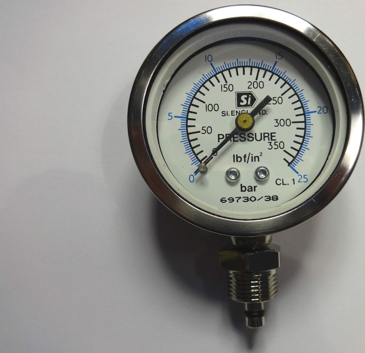 Druck 1S-TPG5 Gauge TPG 25Bar/360PSI 3/8 BSP Quick Fit Connectio