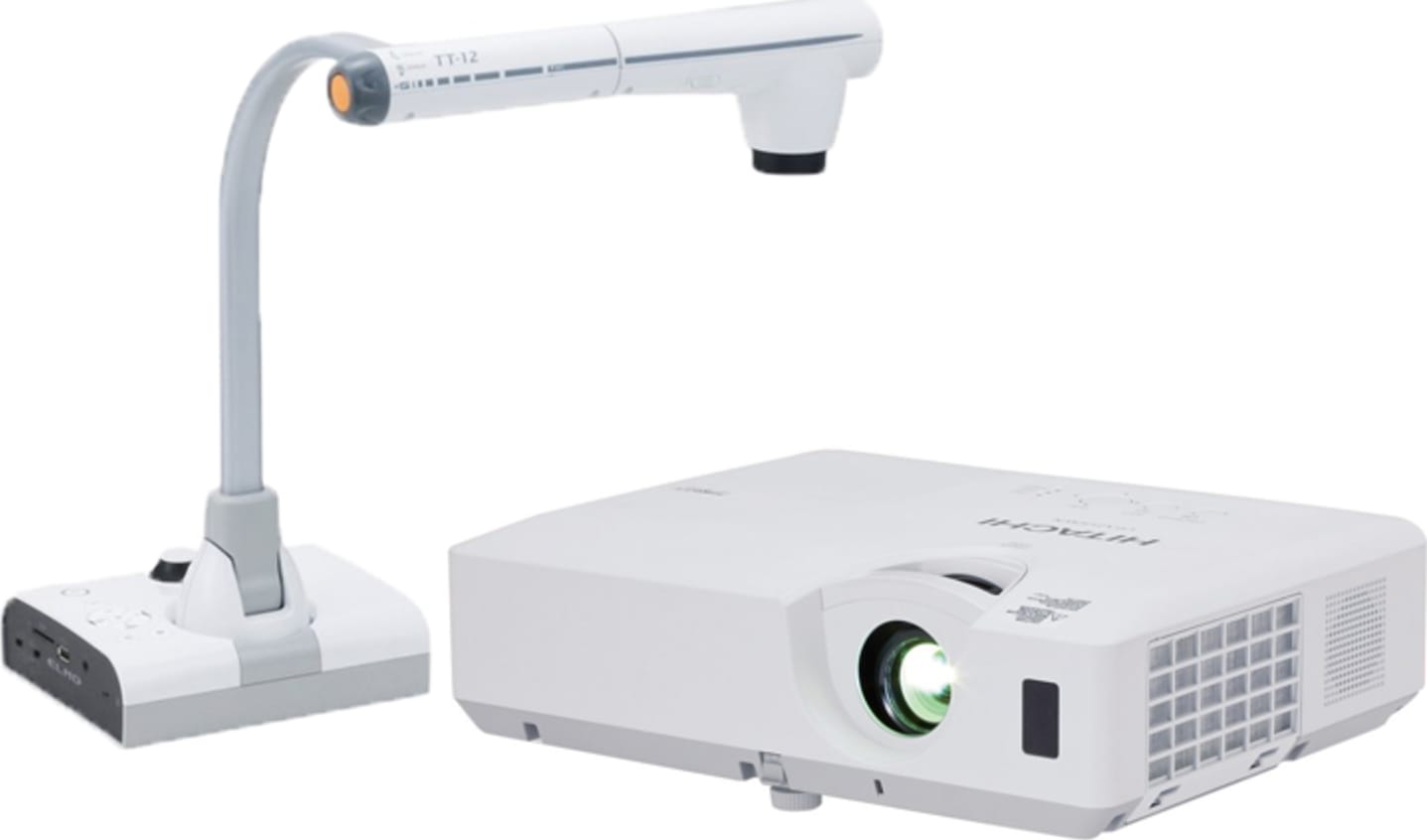 ELMO 1349-82 TT-12iD Document Camera + Hitachi CP-EW302N Projector