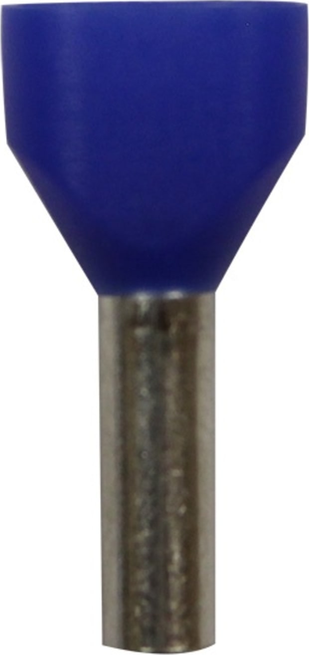 Eclipse Tools 701-018-100 - Twin Blue Wire Ferrules, 2x14 AWG x 18mm, 100 pcs